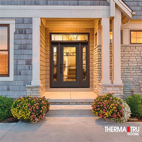 Therma tru door company - Mar 20, 2023 · Provia doors are way expensive compared to Therma Tru doors. Looking at the table, you will find that the Therma Tru doors cost around $450 to $2225. On the contrary, you will have to spend around $3,000 to $6,000 for Provia doors. Check for any available discounts or sales; I’m sure you’ll find one. 